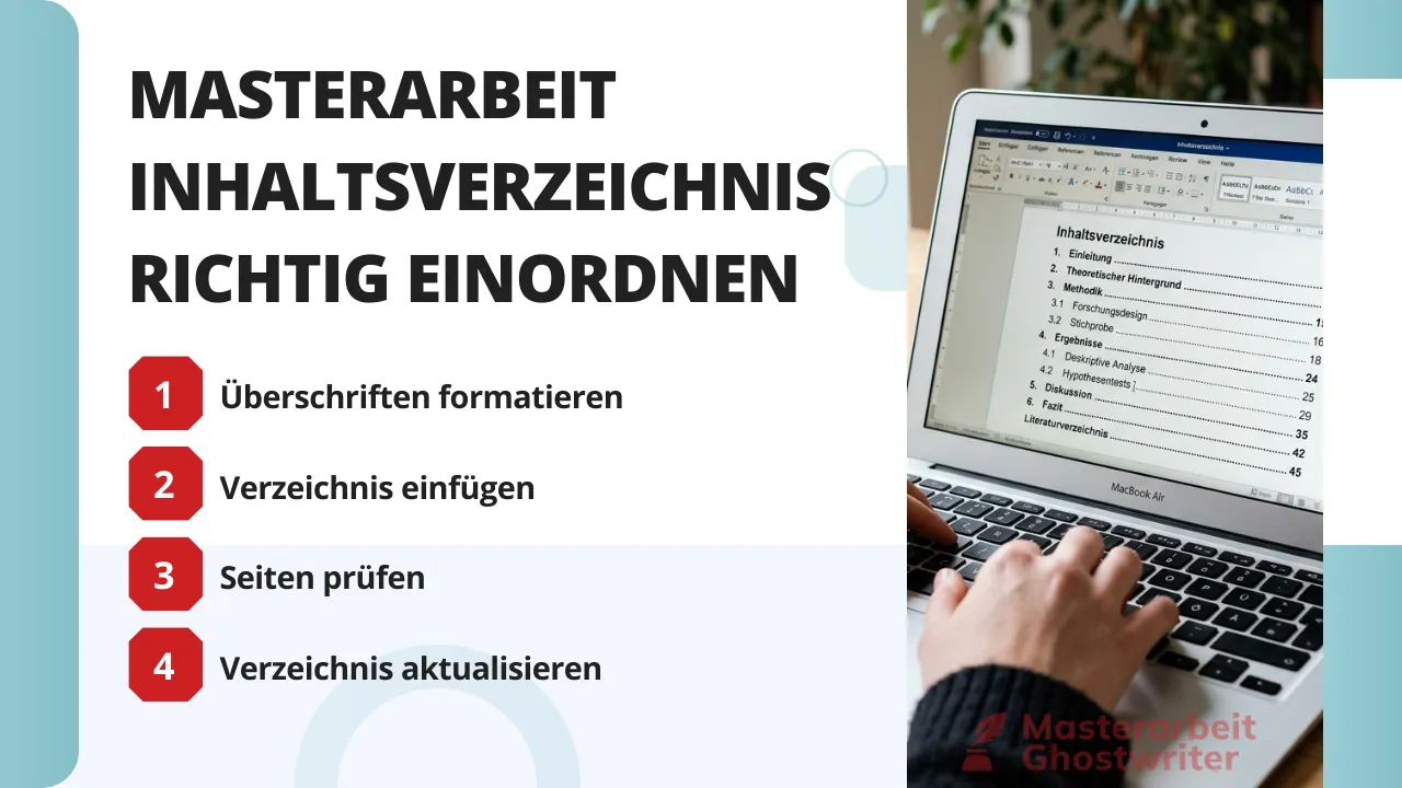 Masterarbeit Inhaltsverzeichnis