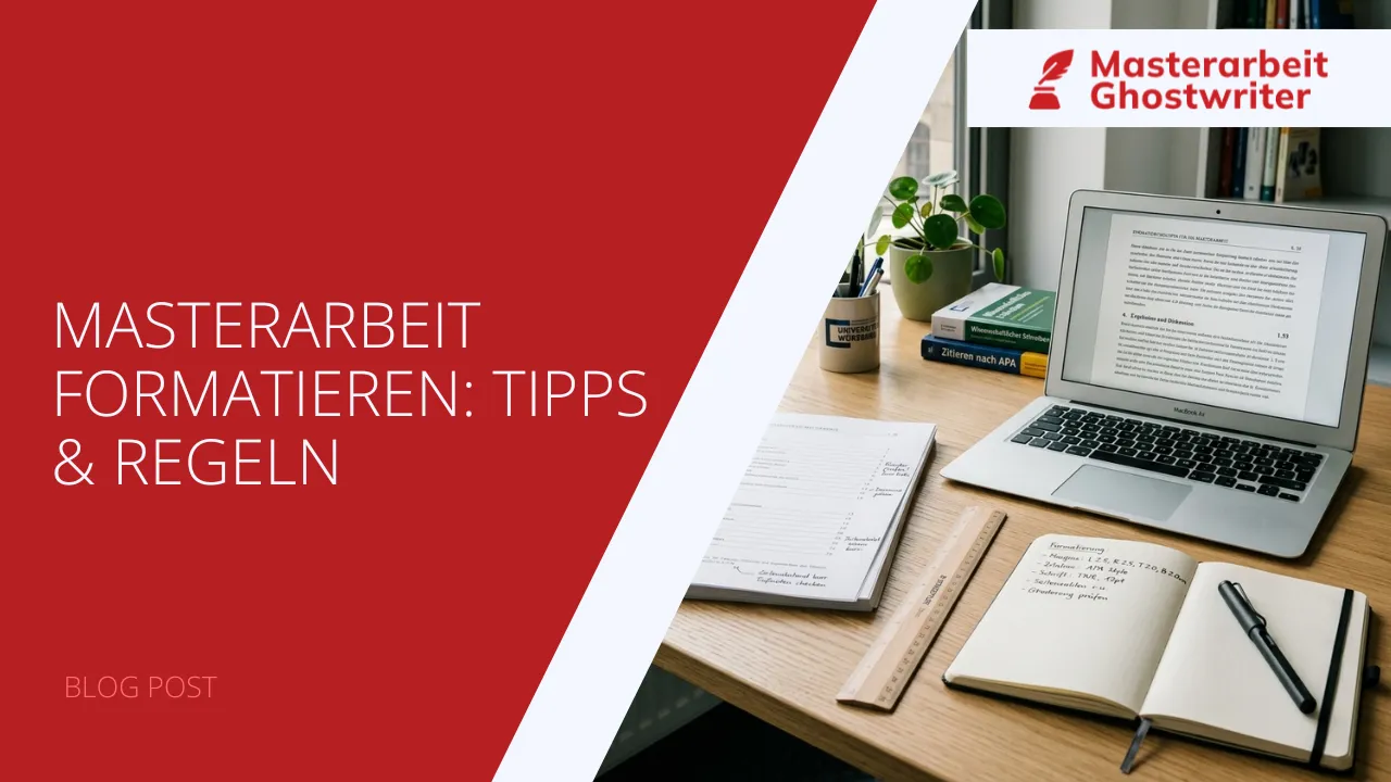 Formatierung Masterarbeit