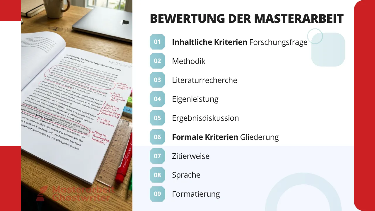 Masterarbeit Bewertung